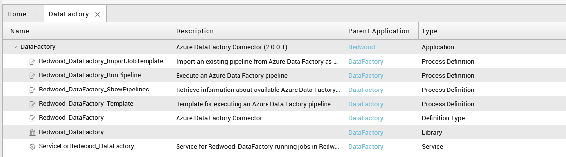 DataFactory appplication